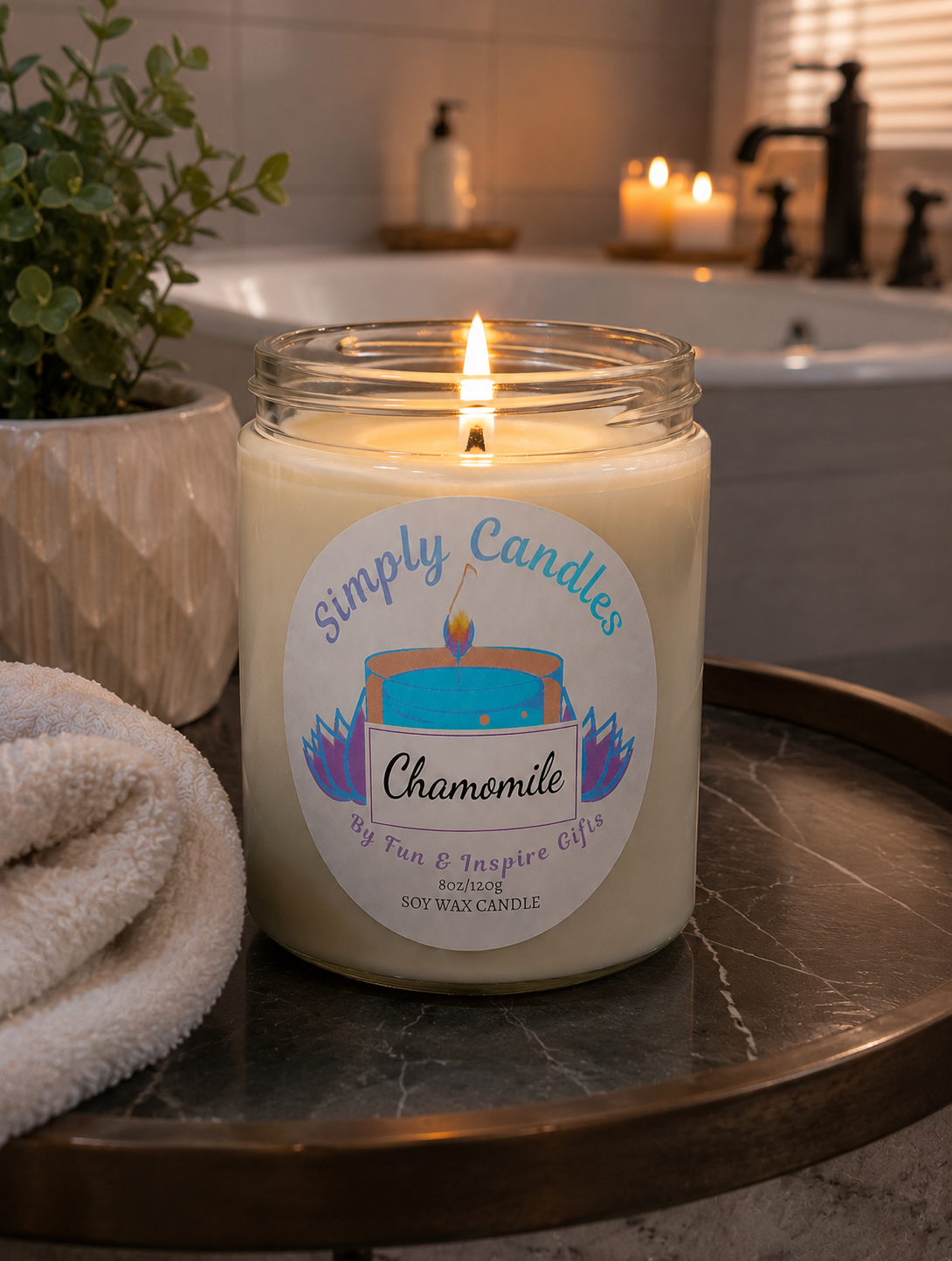 Chamomile Scented Candle