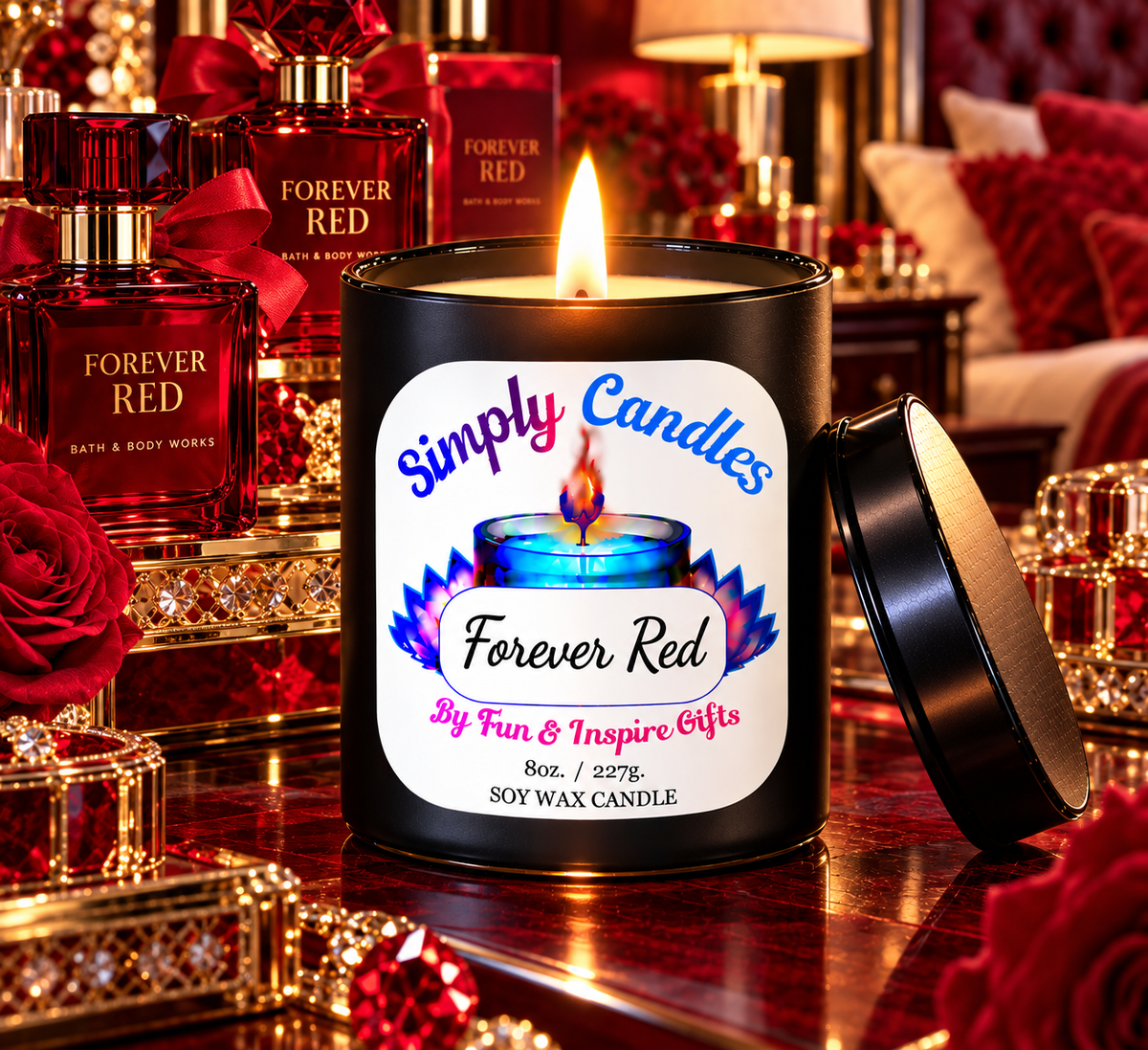 Forever Red Scented Candle