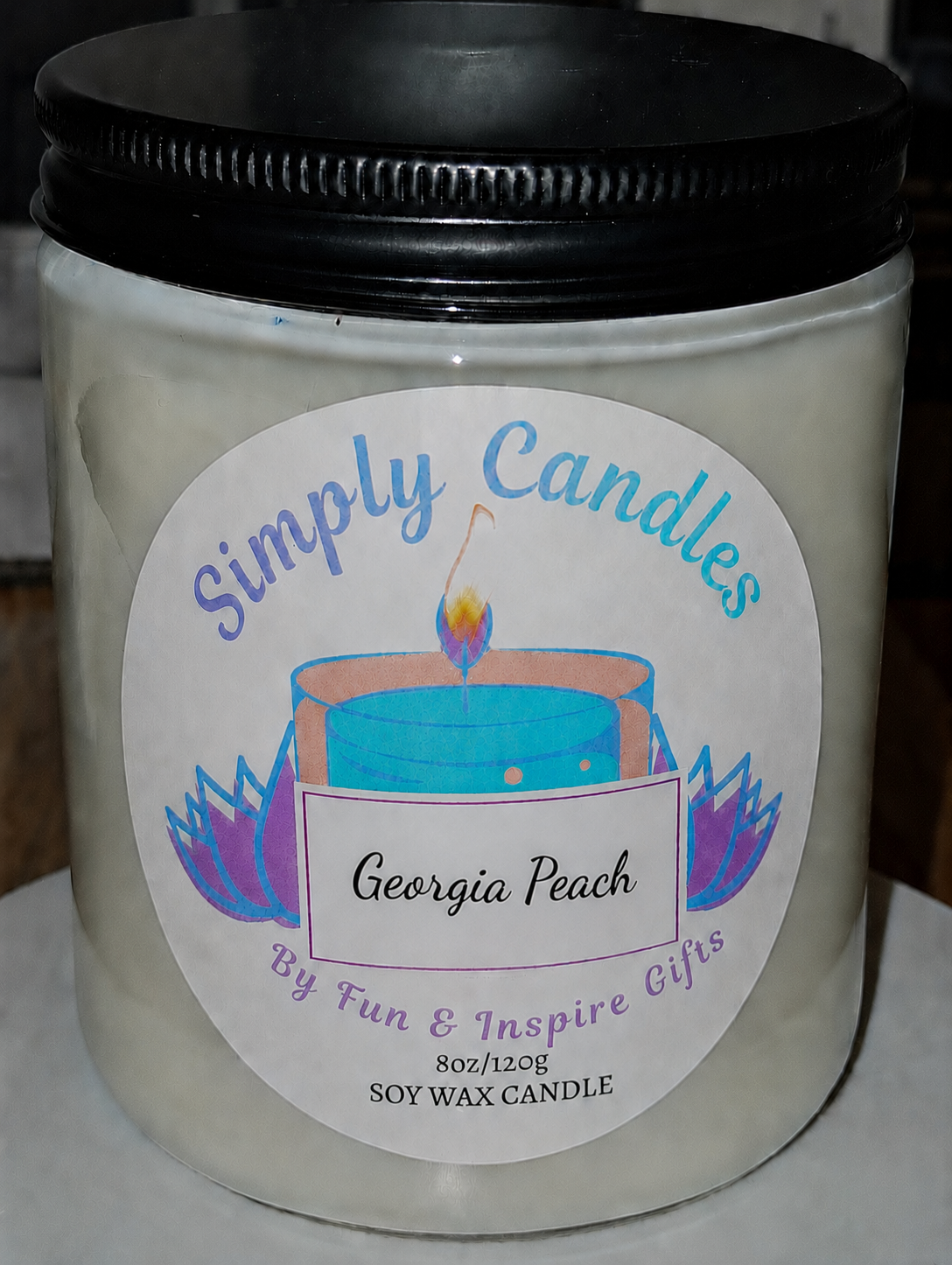 Georgia Peach Scented Candle