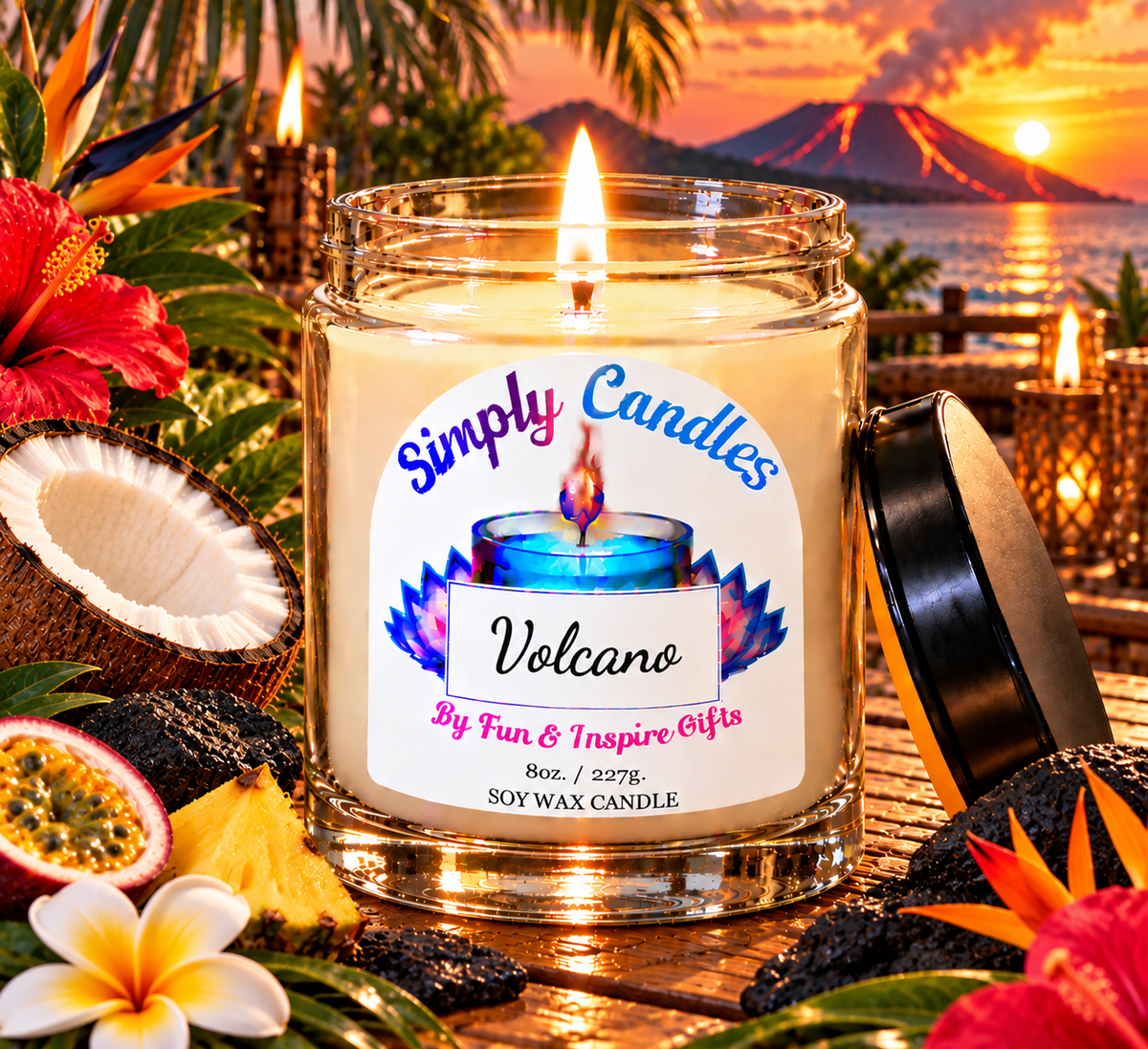 Volcano Scented Candle