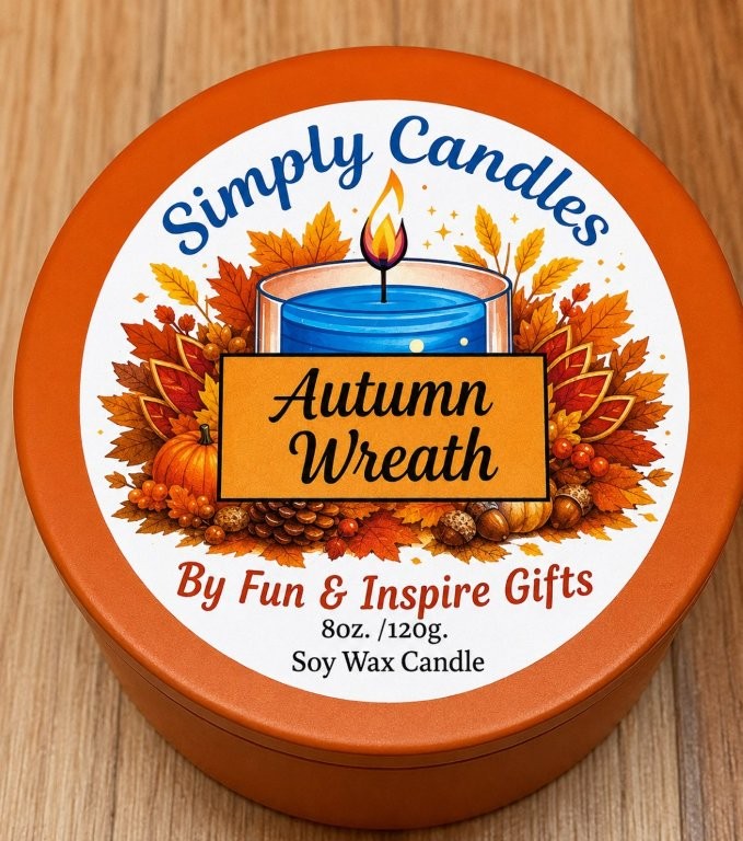 Autumn Wreath Scented Candle