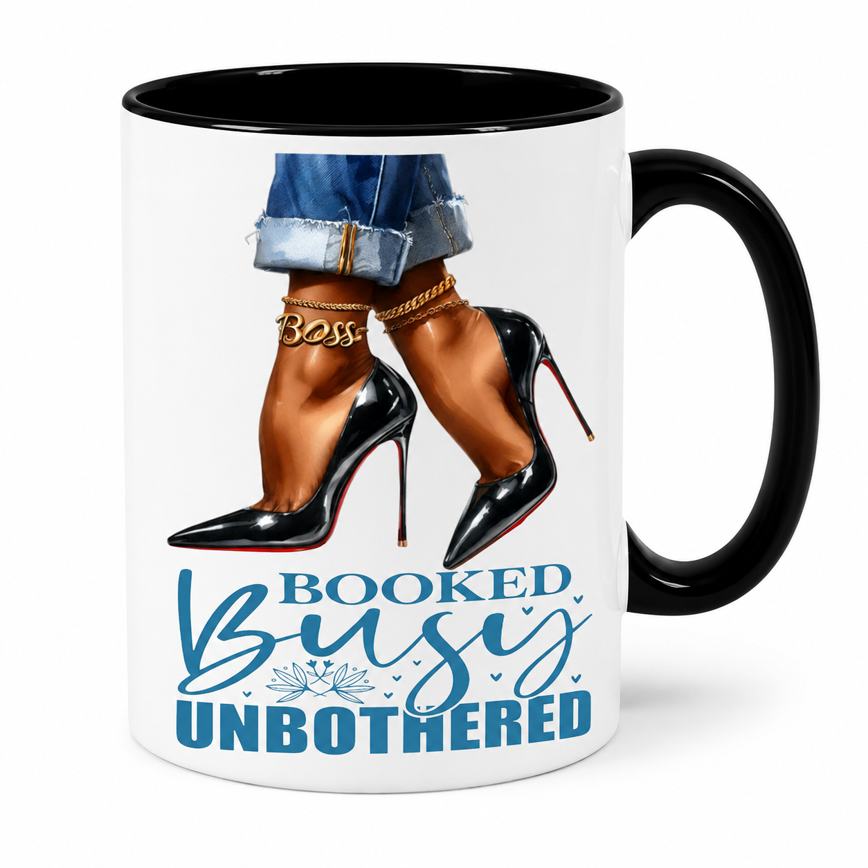 Booked, Busy, Unbothered Coffee Mug