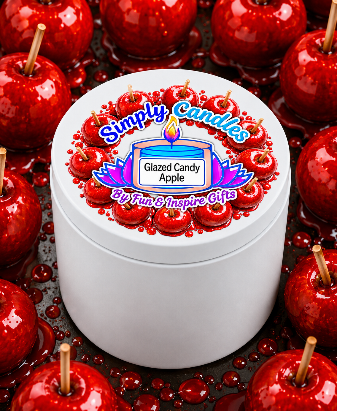 Glazed Candy Apple Scented Candle