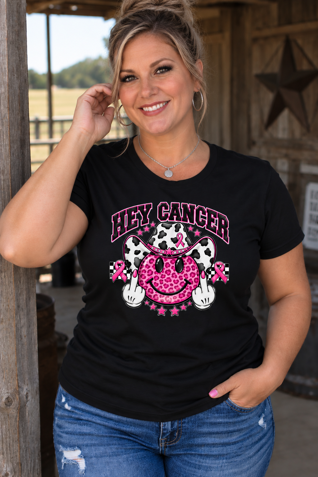 Hey Cancer F- You Tee