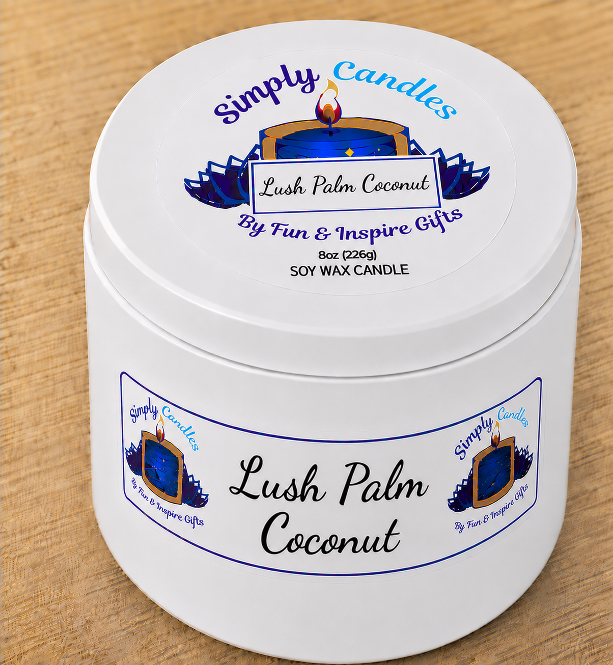Lush Palm and Coconut Scented Candle