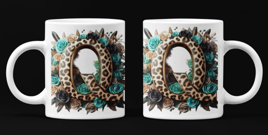 Initial Q Coffee Mug & Coaster Set