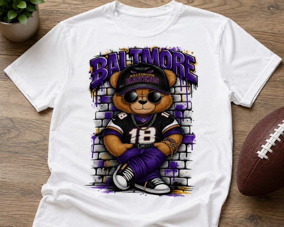 Baltimore Ravens Cool Bear Tee