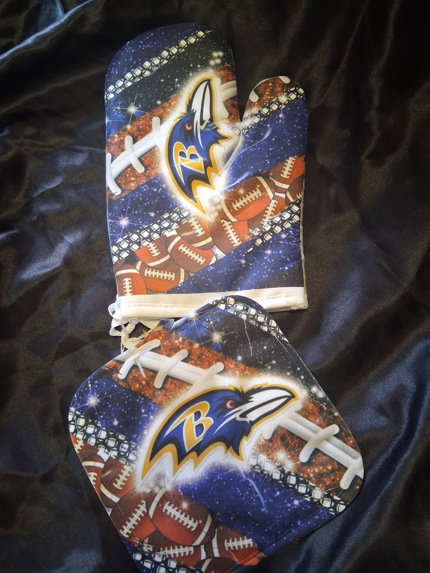Baltimore Ravens Oven Mitt Set