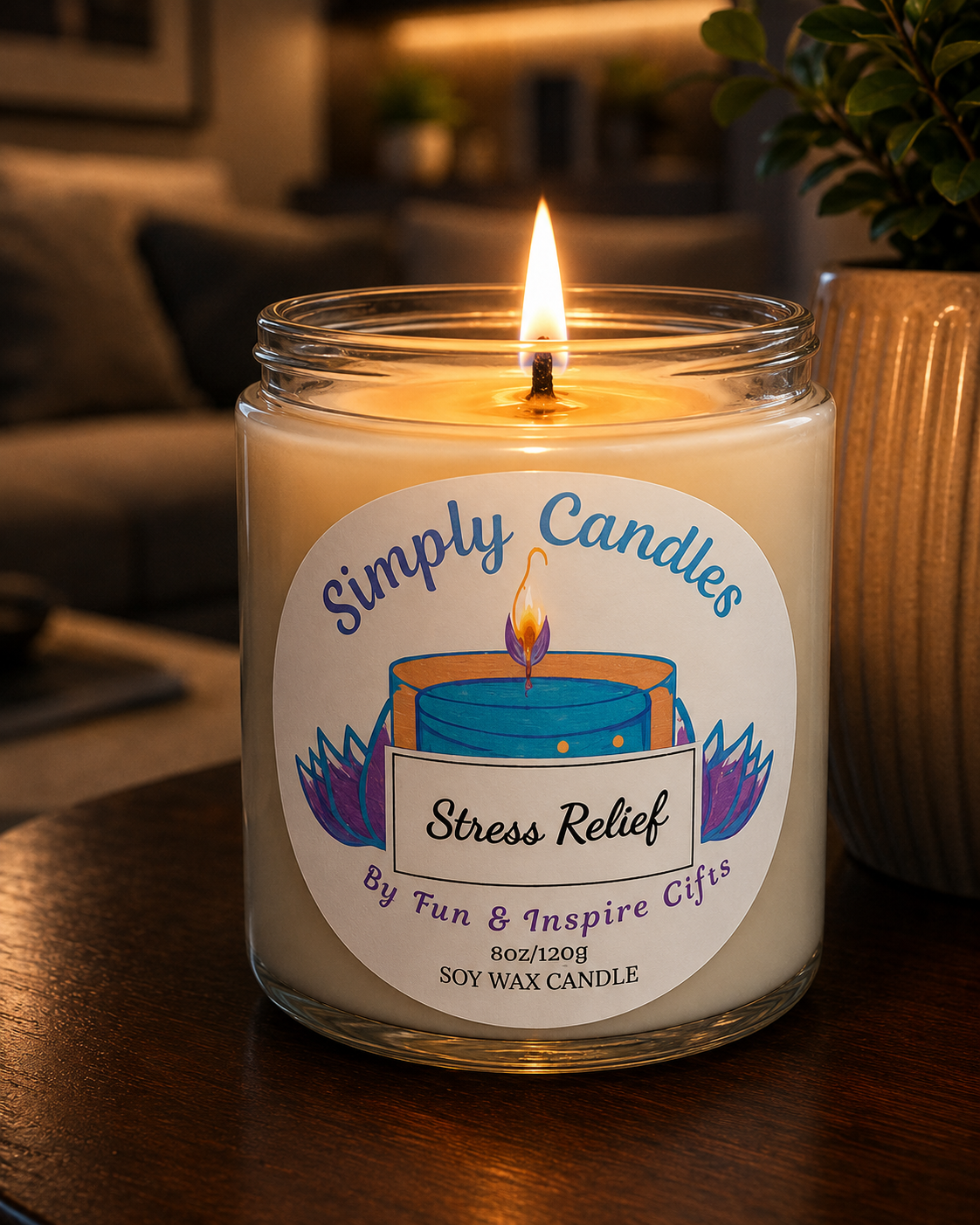 Stress Relief Scented Candle