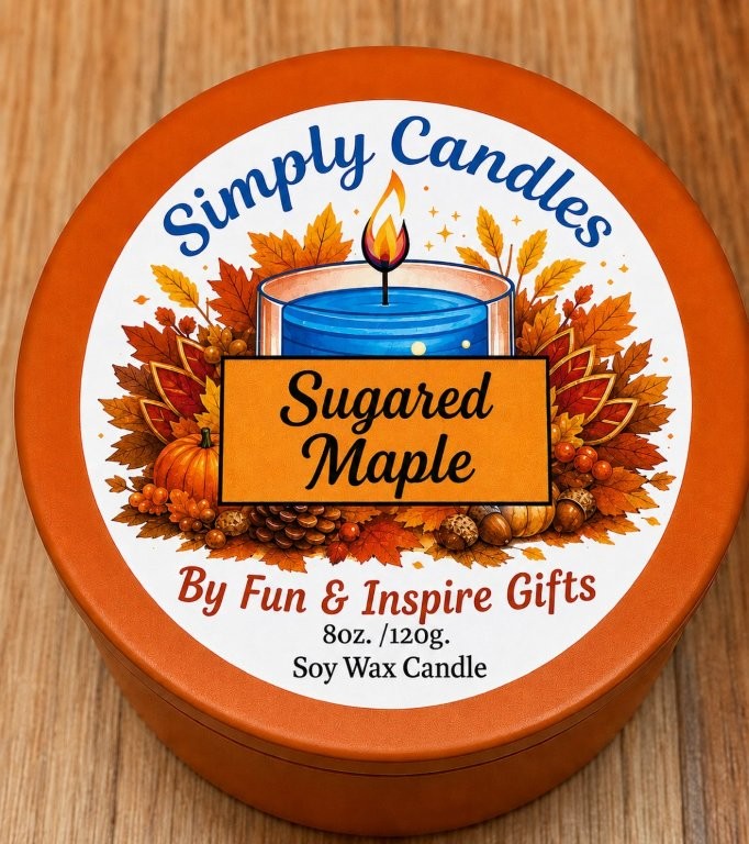 Sugared Maple Scented Candle