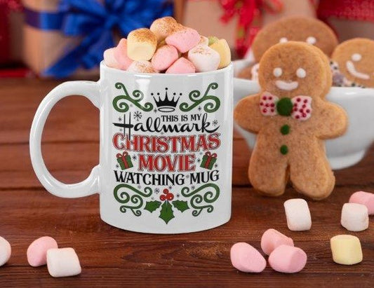 Hallmark Christmas Movies Watching Coffee Mug