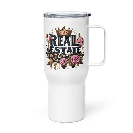 Real Estate Queen Travel Mug