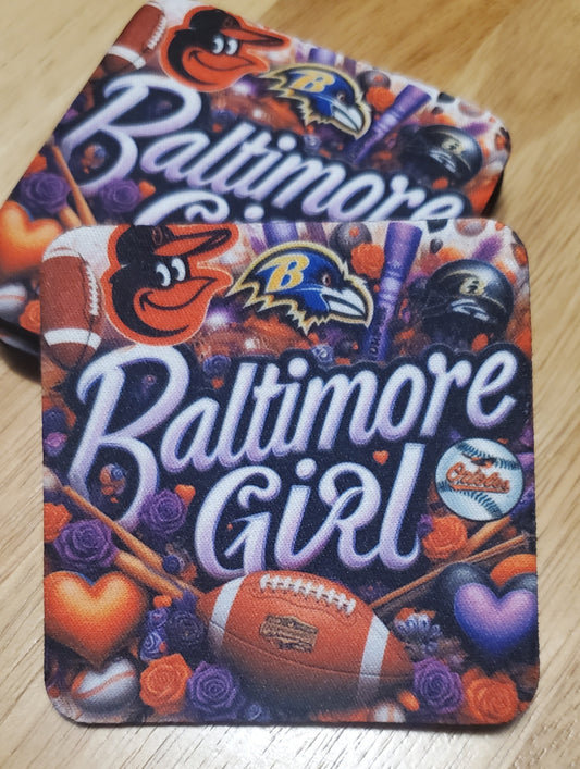 Baltimore Girl Coasters