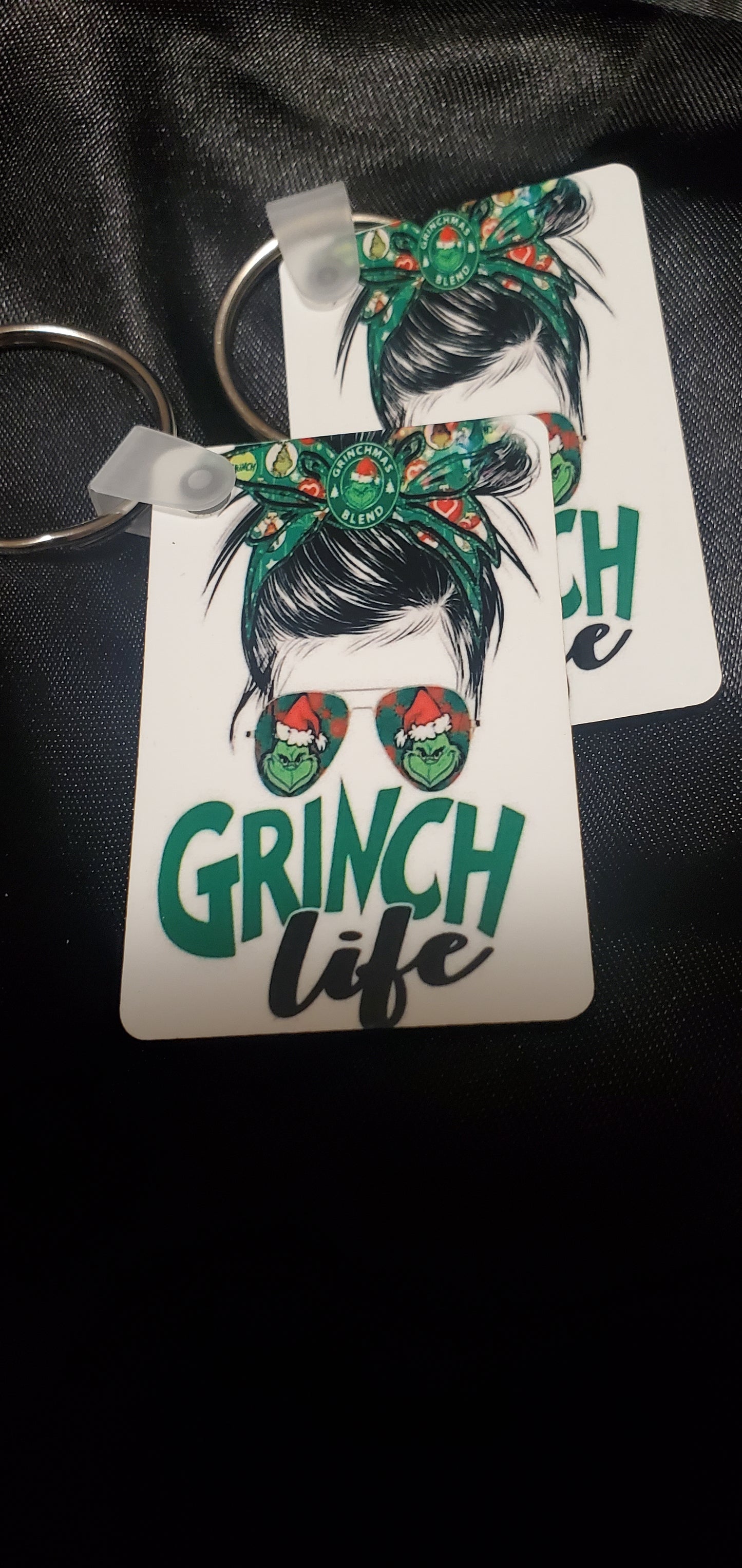 Grinch Life Keychain