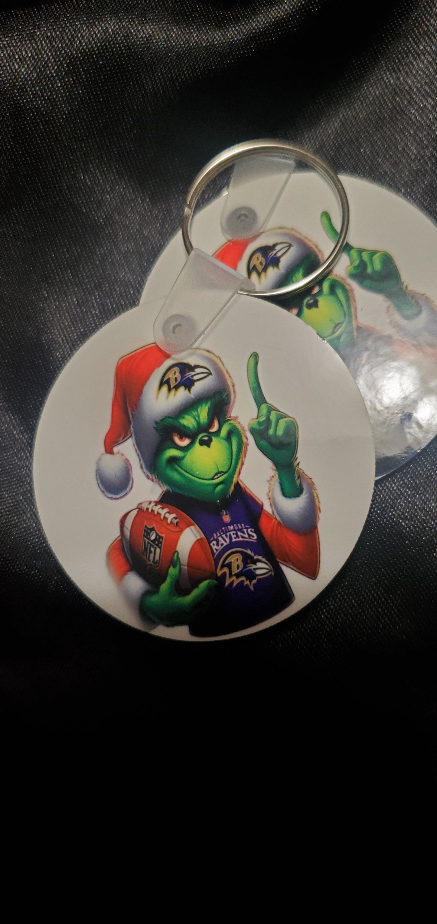 Baltimore Ravens Grinch Keychain