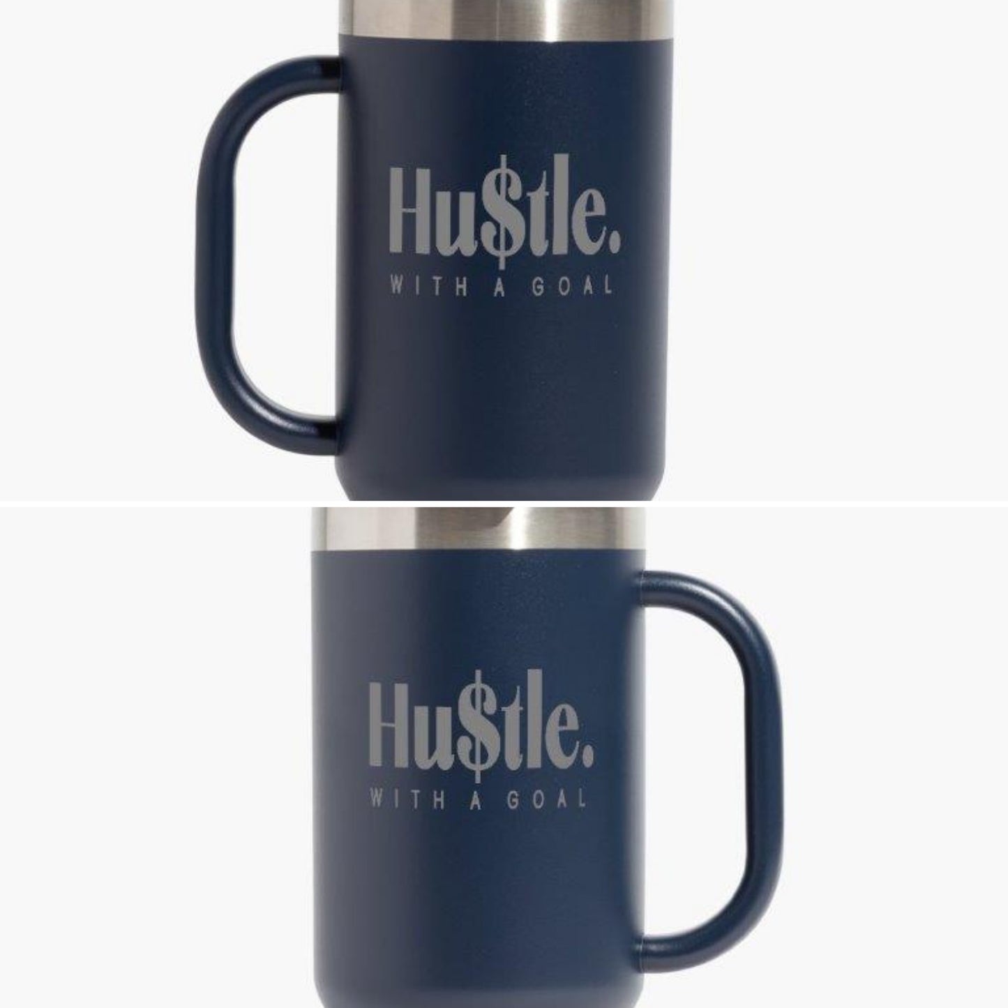 Hu$tle With A Goal 40 oz. Travel Mug