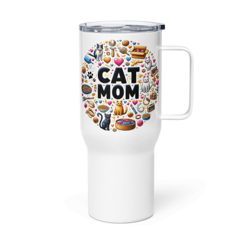 Cat Mom Travel Mug