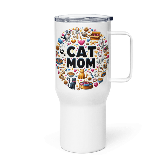 Cat Mom Travel Mug