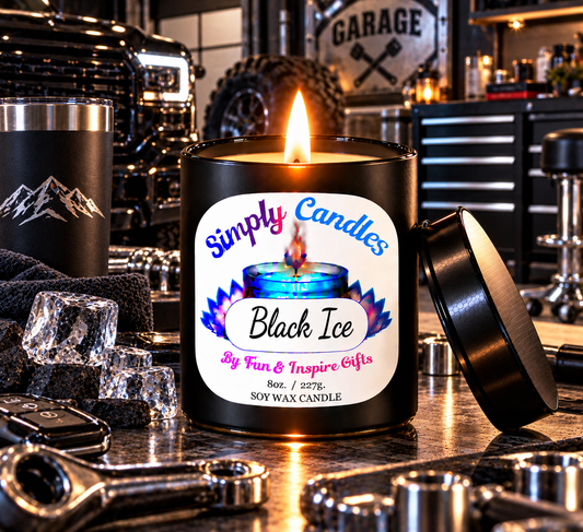 Black Ice Scented Candle