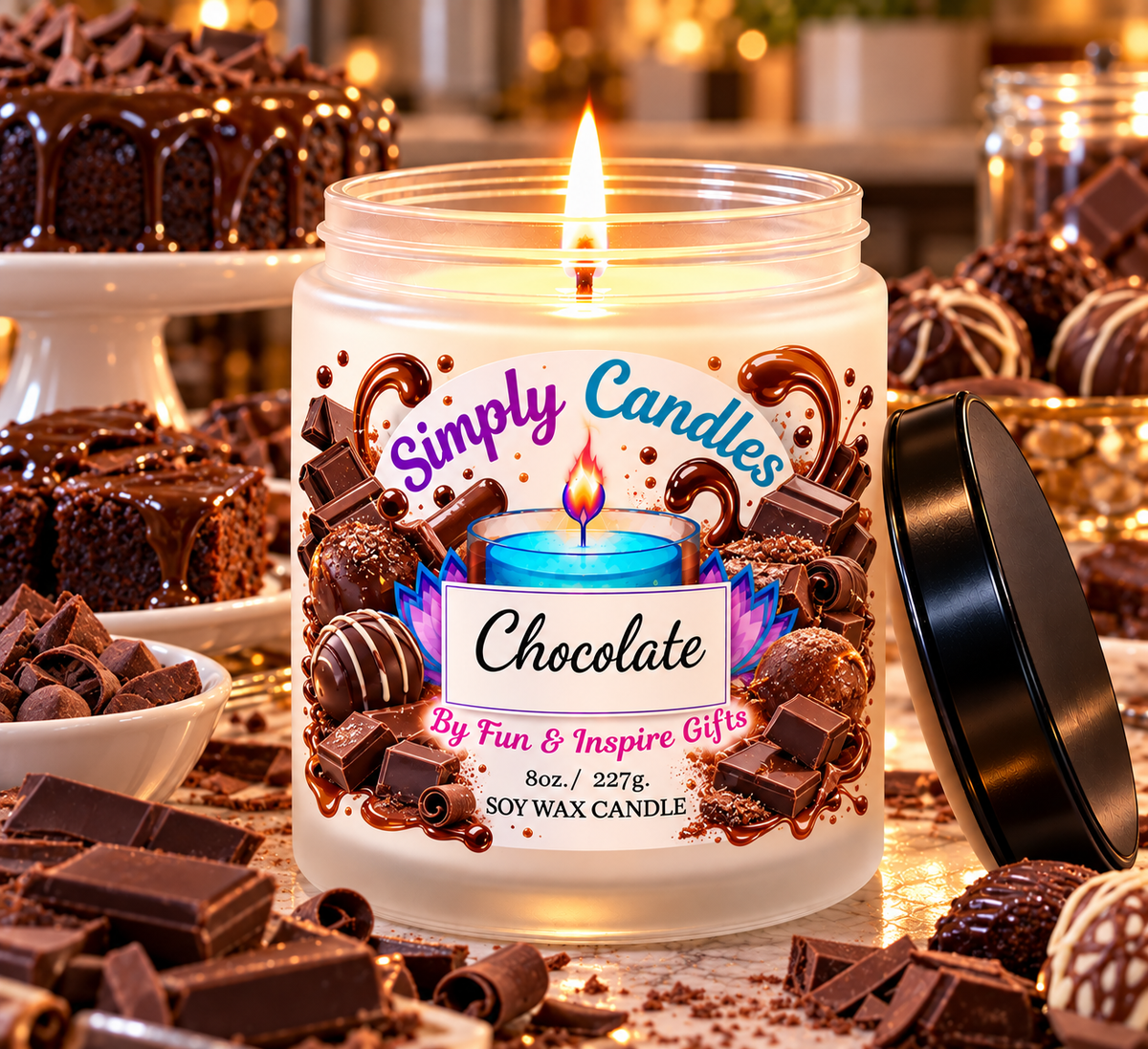Chocolate Scented Candle