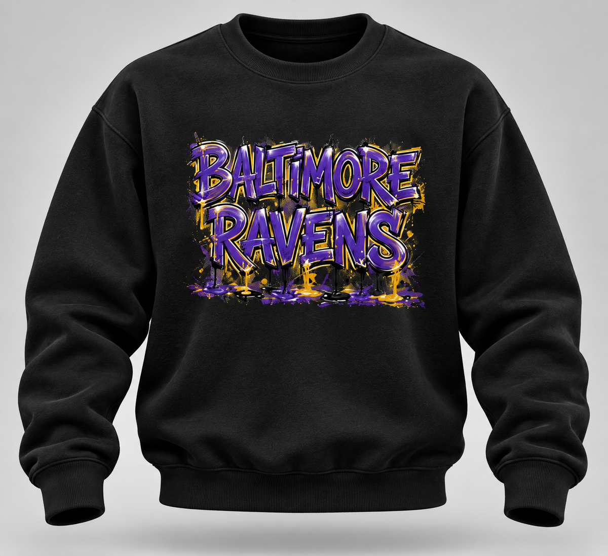 Baltimore Ravens Drip Sweatshirt