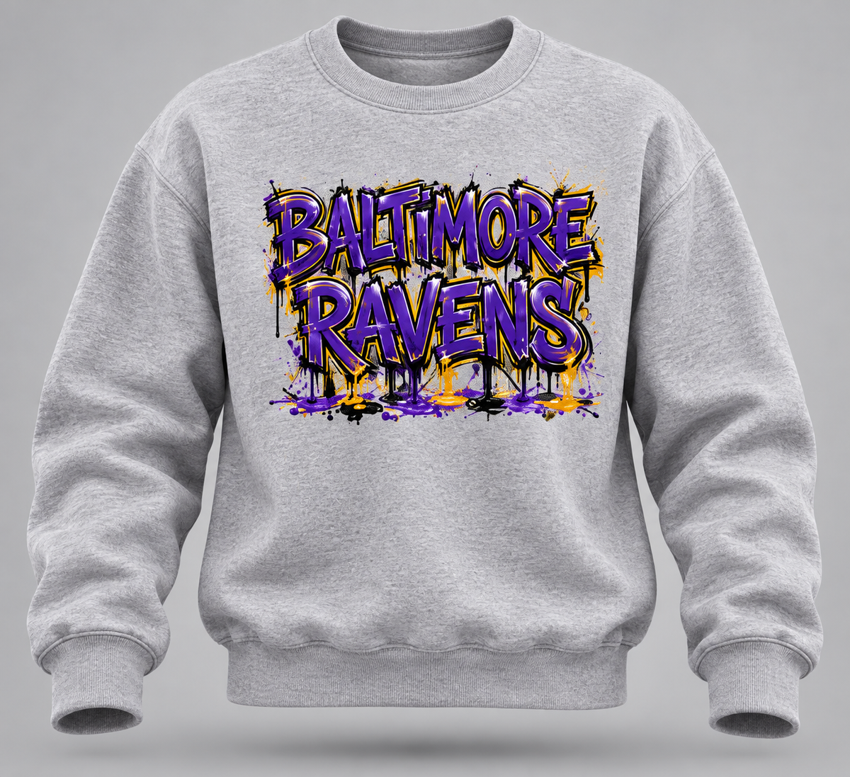 Baltimore Ravens Drip Sweatshirt
