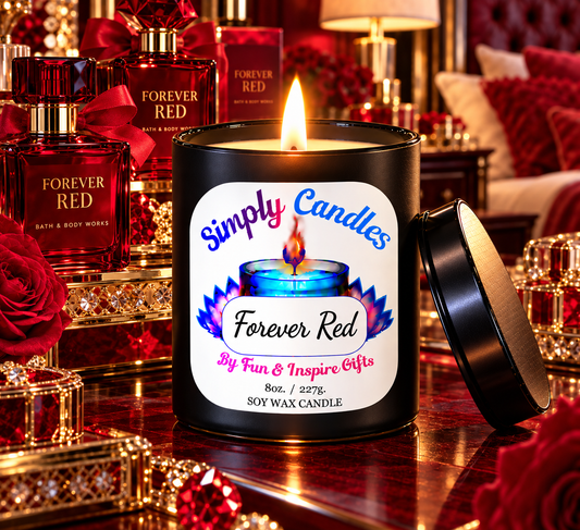 Forever Red  Scented Candle