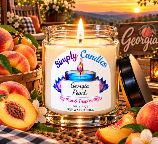 Georgia Peach Scented Candle