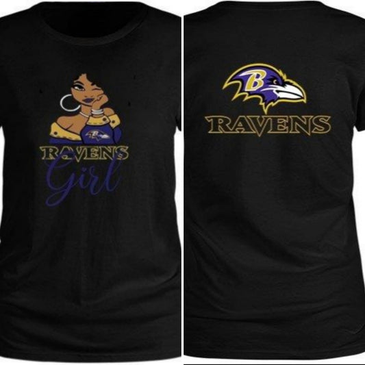 Ladies Ravens Girl Tee