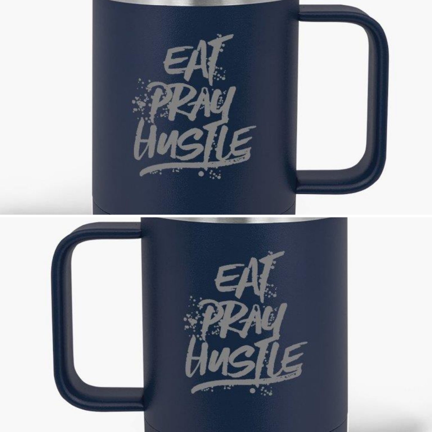 EAT PRAY HUSTLE 15 oz. Travel Mug