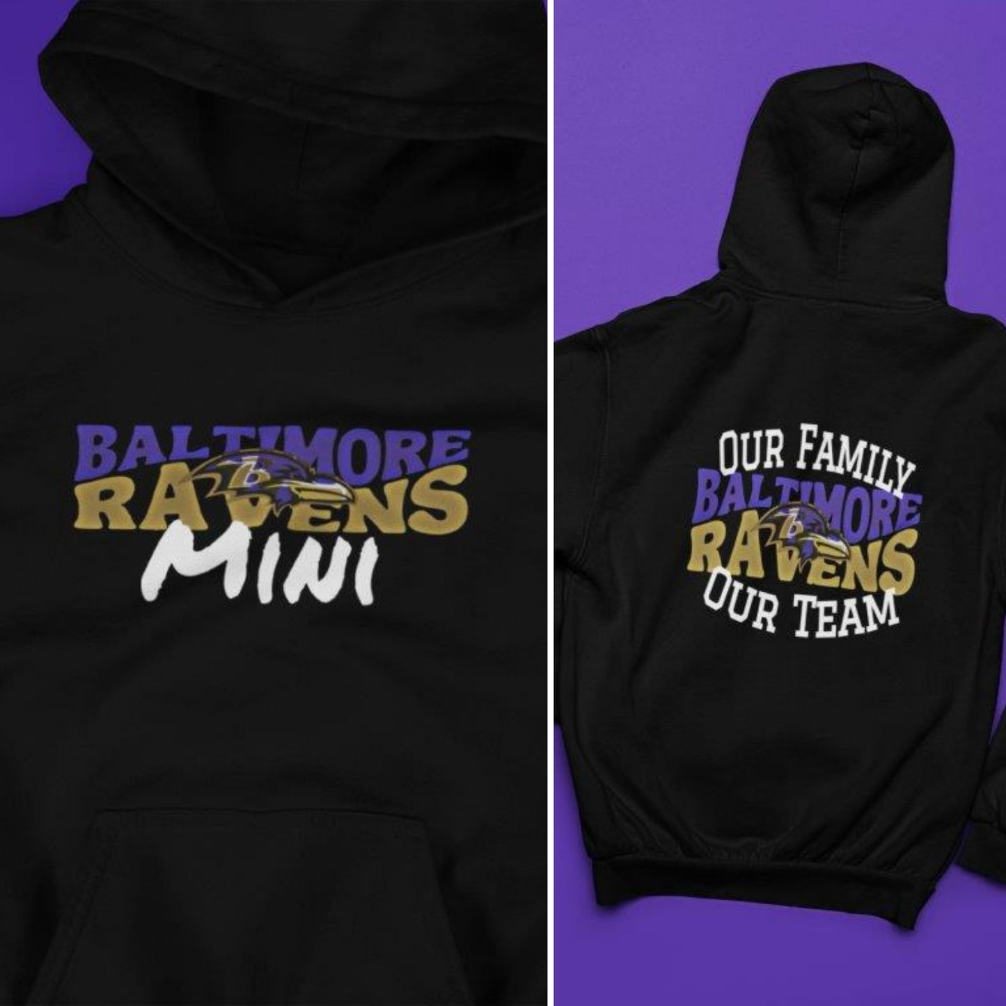 Baltimore Ravens Family Hoodies