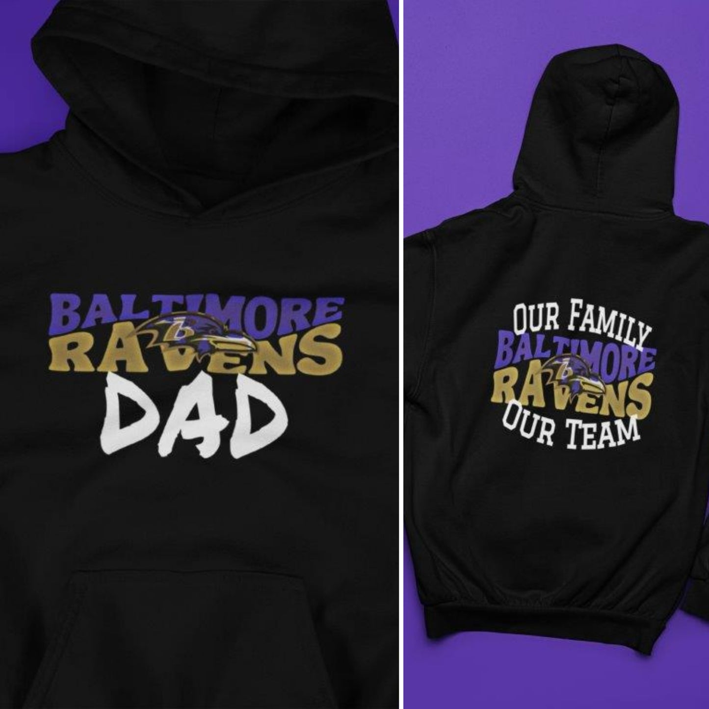 Baltimore Ravens Family Hoodies