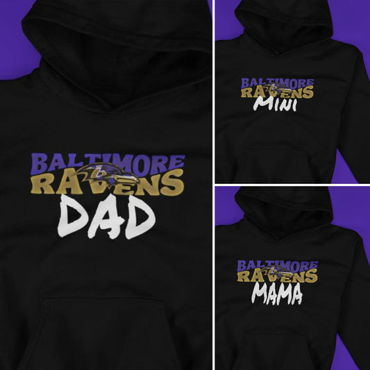 Baltimore Ravens Family Hoodies