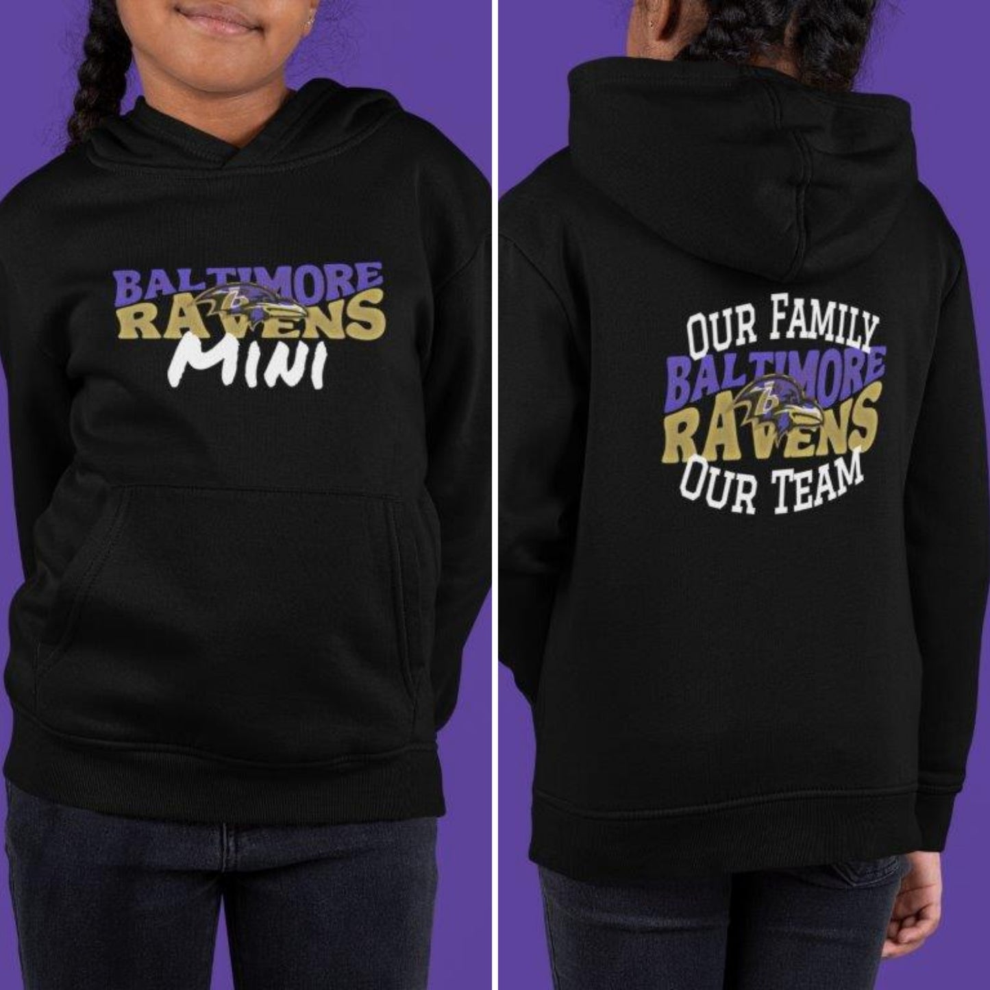 Baltimore Ravens Family Hoodies