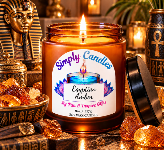 Egyptian Amber Scented Candle