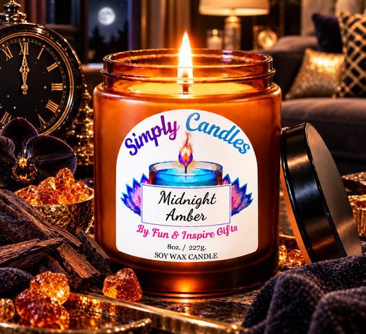 Midnight Amber Scented Candle