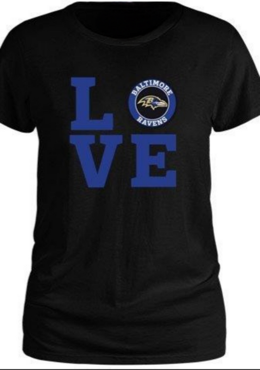 Ladies LOVE Ravens Tee