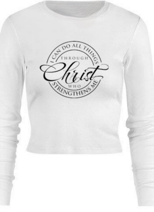 I Can Do All Things Through Christ...Ladies Tee