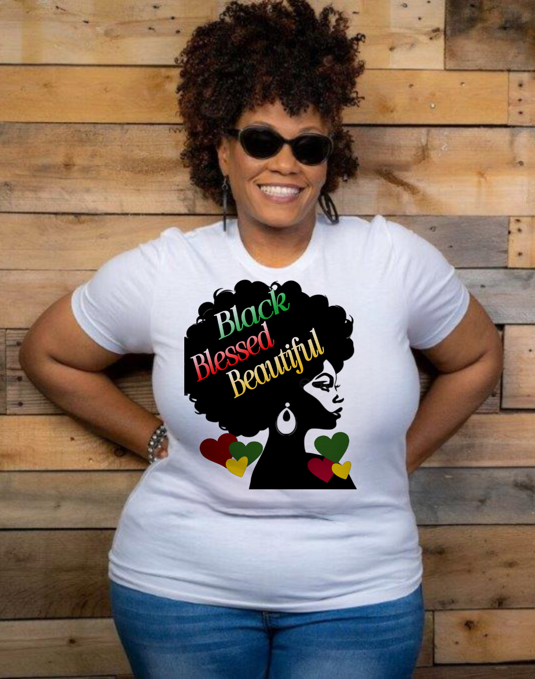 Black, Blessed , Beautiful Ladies Tee