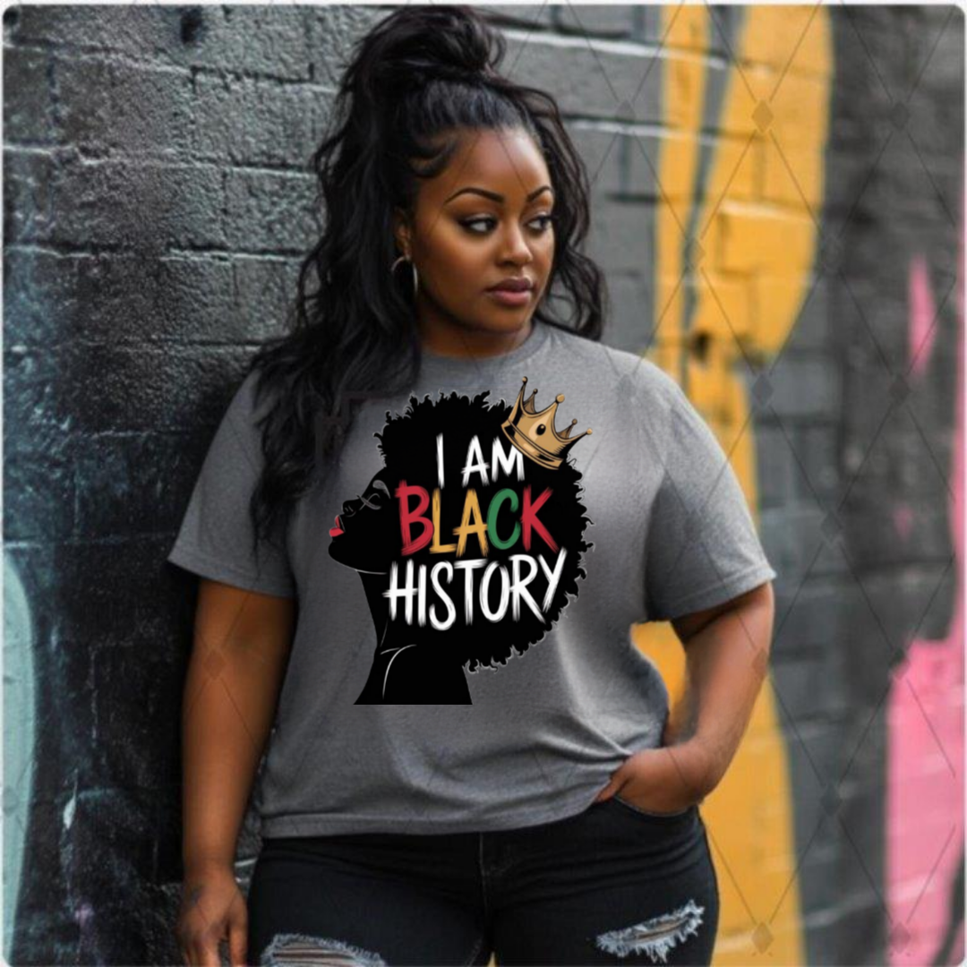 I Am Black History Ladies Tee