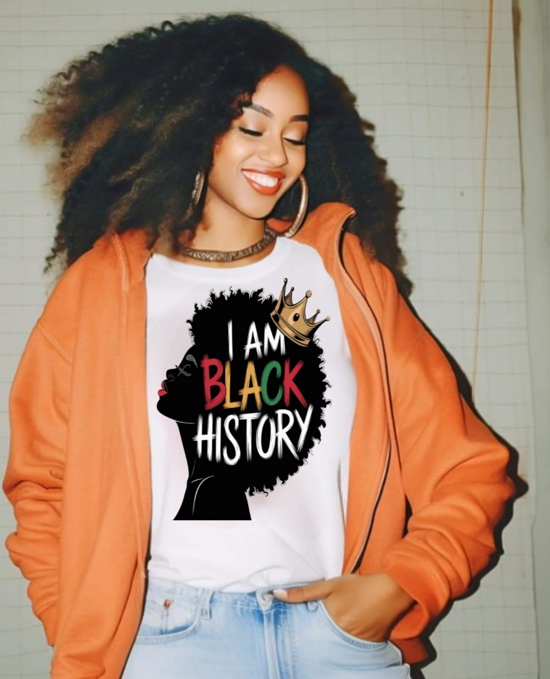 I Am Black History Ladies Tee