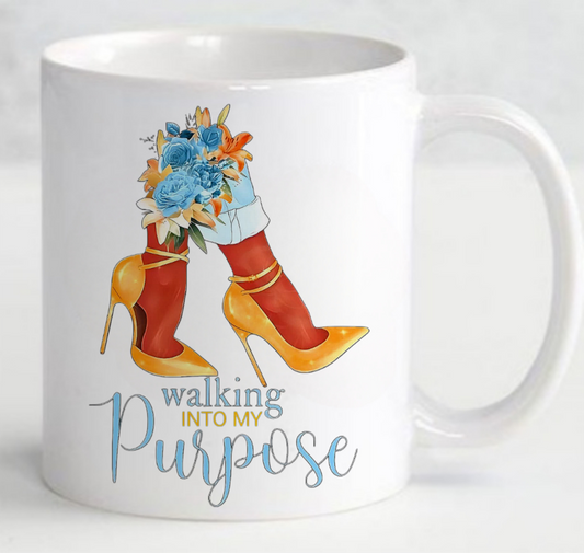 Walking Into My Purpose Coffee Mug