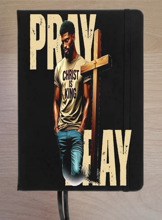 Christ is King Men's Faux Leather Prayer Journal