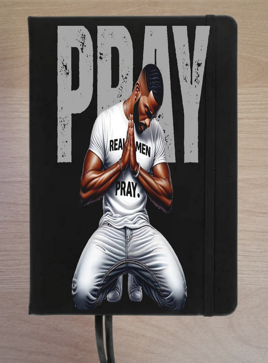 Real Men Pray Men's Faux Leather Prayer Journal