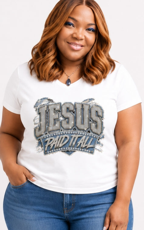 JESUS Paid It All Tee