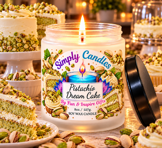 Pistachio Dream Cake Scented Candle