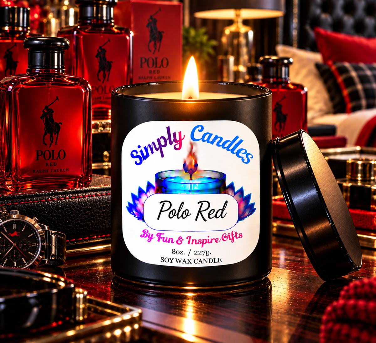 Polo Red Scented Candle