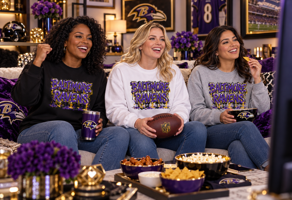Baltimore Ravens Drip Sweatshirt