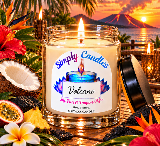 Volcano Scented Candle