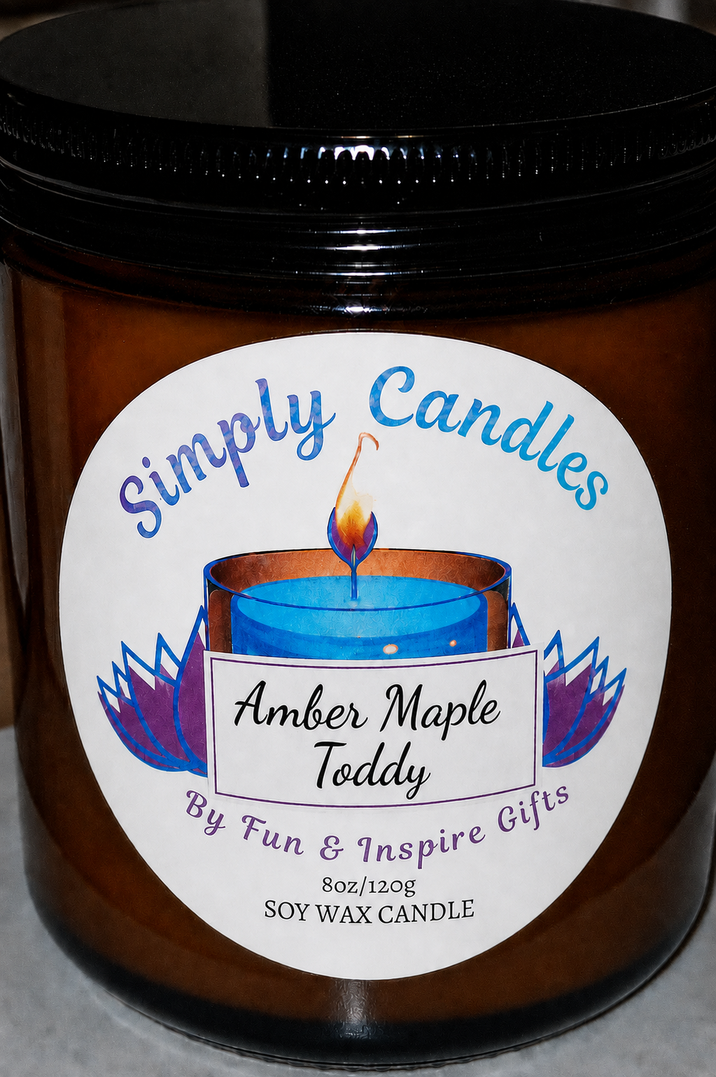 Amber Maple Toddy Scented Candle